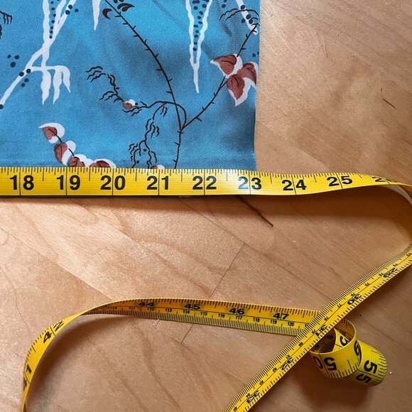 Trafaluc by Zara Floral Patterned Teal midi dress size L - Picture 11 of 11